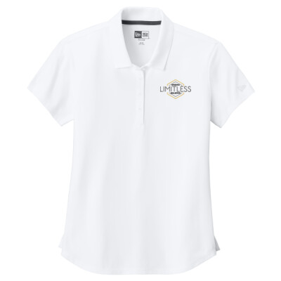 Ladies White Limitless Embroidered Polo Thumbnail