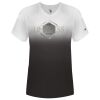 Women's V-Neck Ombre T-Shirt Thumbnail